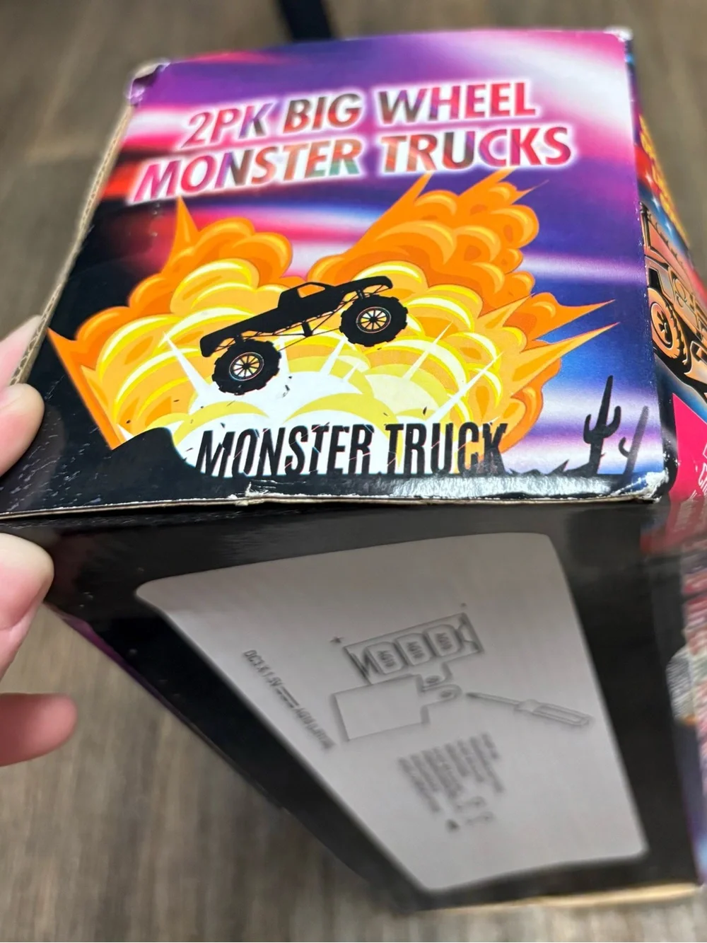2 PK of Big Wheel Monster Trucks